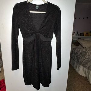 Glitter Cut Out Dress